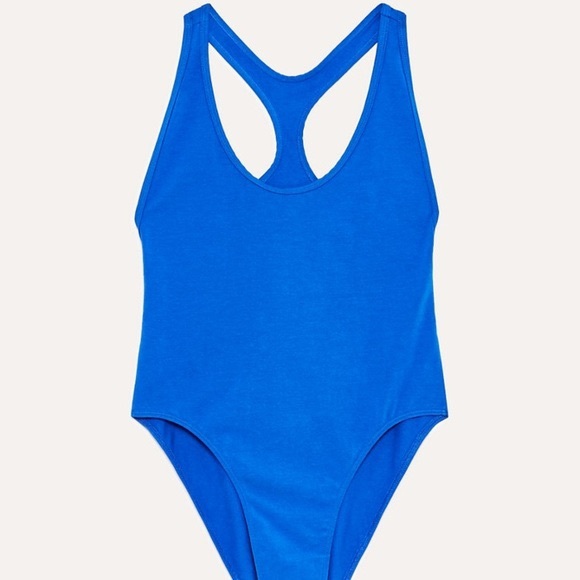 Aritzia/TNA Kayte Bodysuit (blue) - Picture 4 of 6